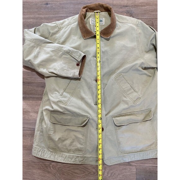 Vintage LL Bean Jacket Womens 2X Chore Barn Coat Corduroy Collar Fall Casual - Picture 5 of 10